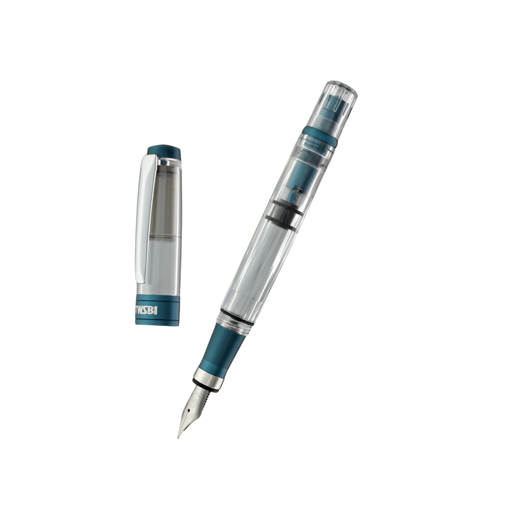 TWSBI Diamond 580 AL R  Fountain Pen in Prussian Blue — TWSBI fountain pen — precision nib writing instrument, at Cityluxe Singapore stationery store