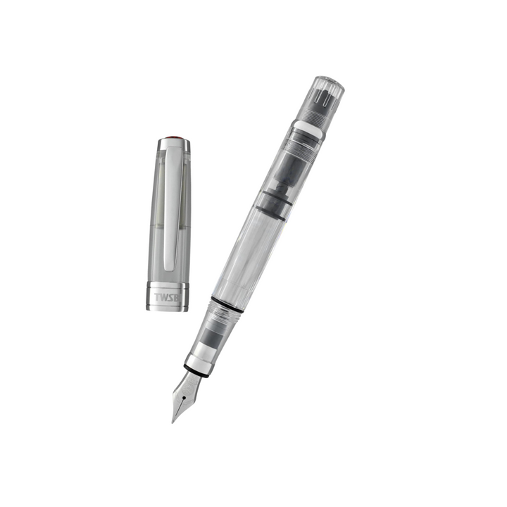 TWSBI Diamond 580 Fountain Pen Clear — TWSBI fountain pen — precision nib writing instrument, at Cityluxe Singapore stationery store