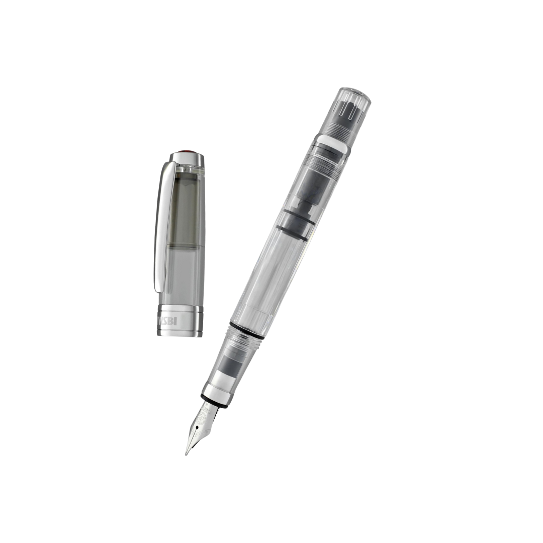 TWSBI Diamond 580 Fountain Pen Clear — TWSBI fountain pen — precision nib writing instrument, at Cityluxe Singapore stationery store