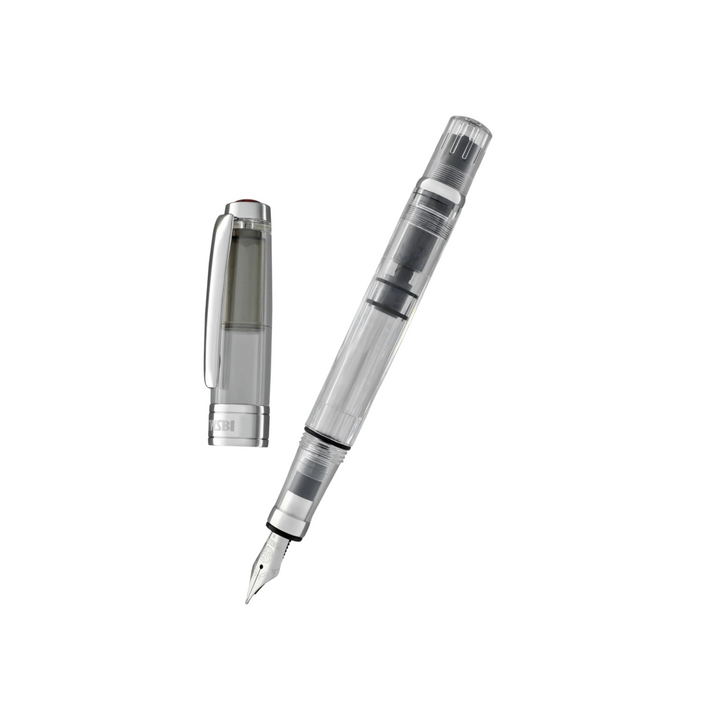 TWSBI Diamond 580 Fountain Pen Clear — TWSBI fountain pen — precision nib writing instrument, at Cityluxe Singapore stationery store
