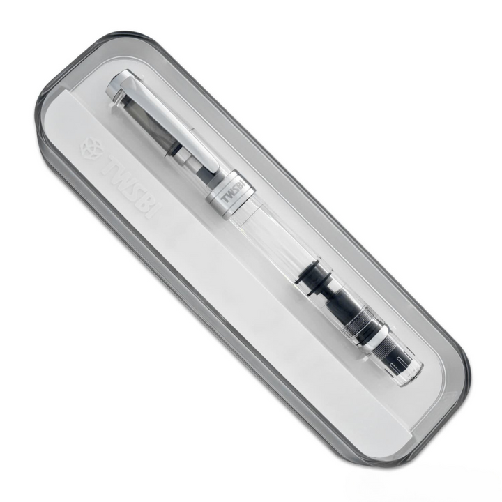 TWSBI Diamond 580 Fountain Pen Clear — TWSBI fountain pen — precision nib writing instrument, at Cityluxe Singapore stationery store
