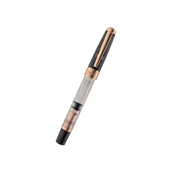 TWSBI Diamond 580 Fountain Pen Smoke RG II — TWSBI fountain pen — precision nib writing instrument, at Cityluxe Singapore stationery store