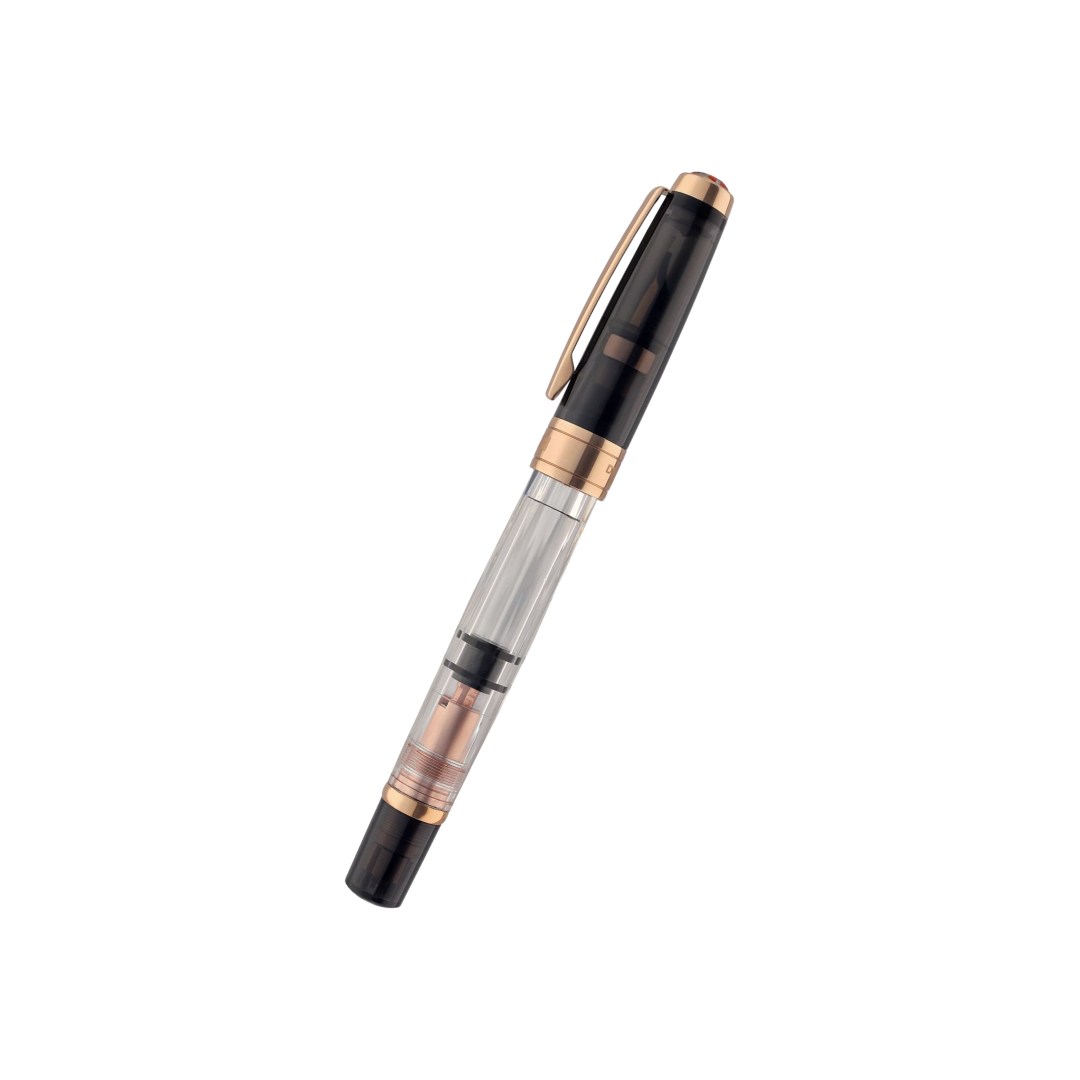 TWSBI Diamond 580 Fountain Pen Smoke RG II — TWSBI fountain pen — precision nib writing instrument, at Cityluxe Singapore stationery store