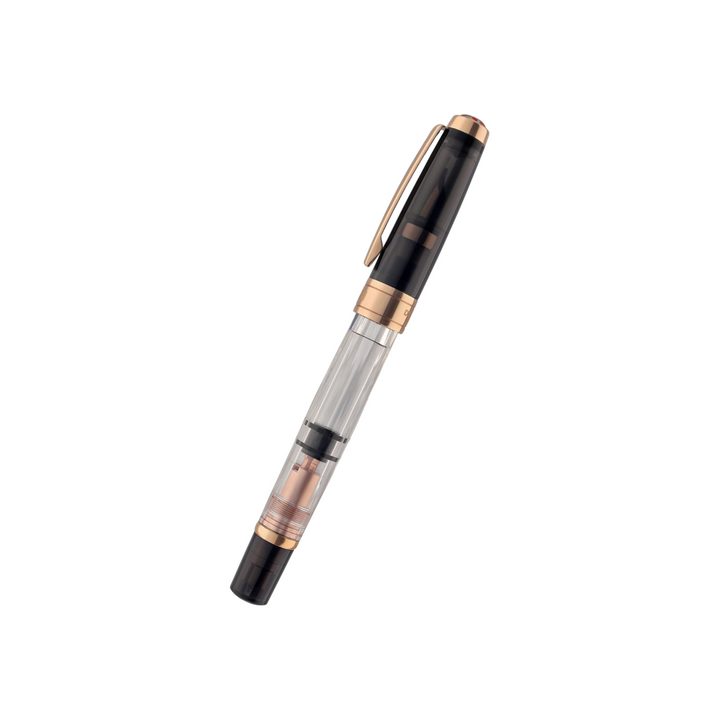 TWSBI Diamond 580 Fountain Pen Smoke RG II — TWSBI fountain pen — precision nib writing instrument, at Cityluxe Singapore stationery store