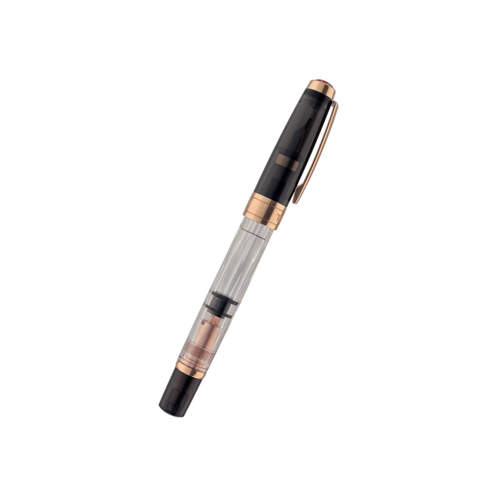 TWSBI Diamond 580 Fountain Pen Smoke RG II — TWSBI fountain pen — precision nib writing instrument, at Cityluxe Singapore stationery store