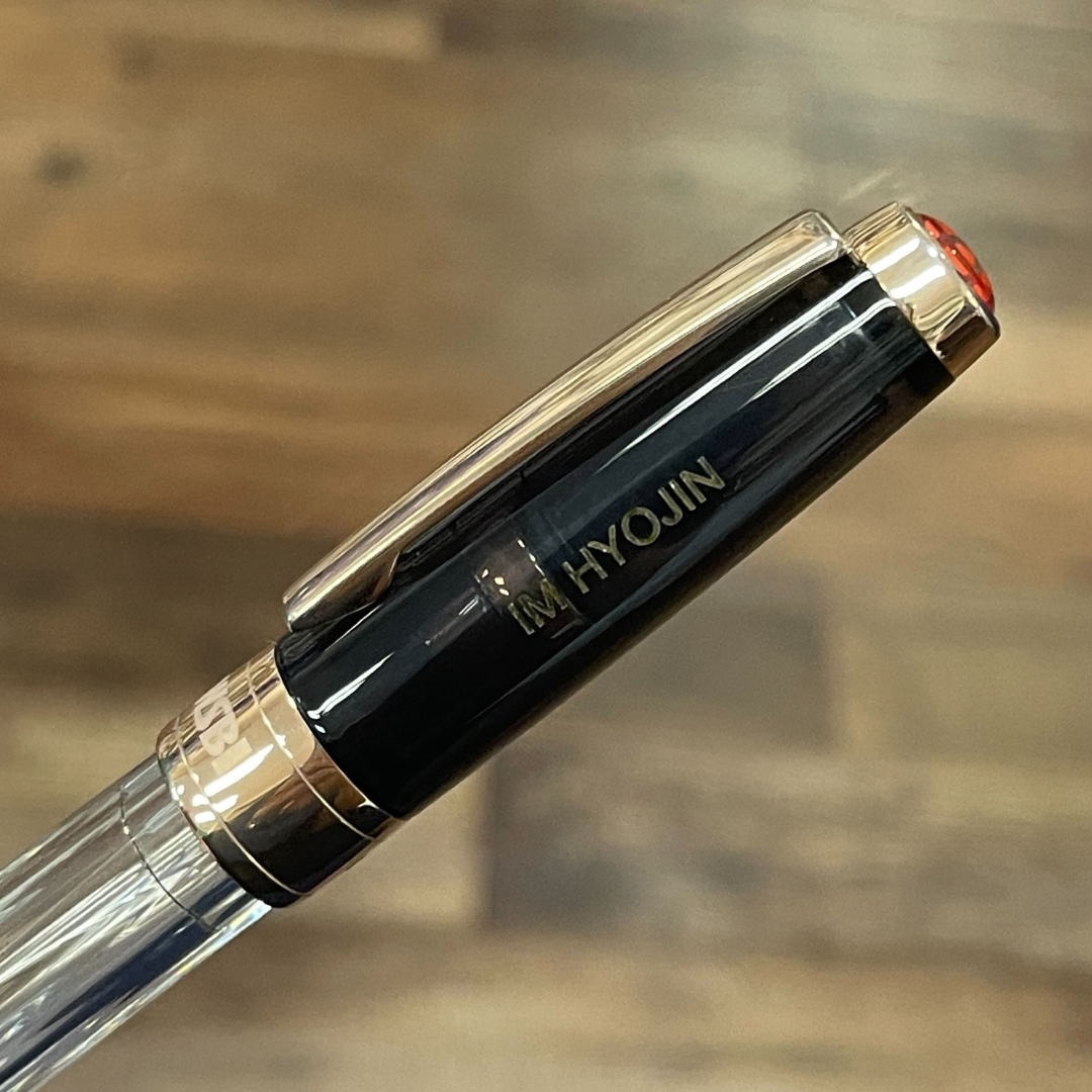 TWSBI Diamond 580 Fountain Pen Smoke RG II — TWSBI fountain pen — precision nib writing instrument, at Cityluxe Singapore stationery store