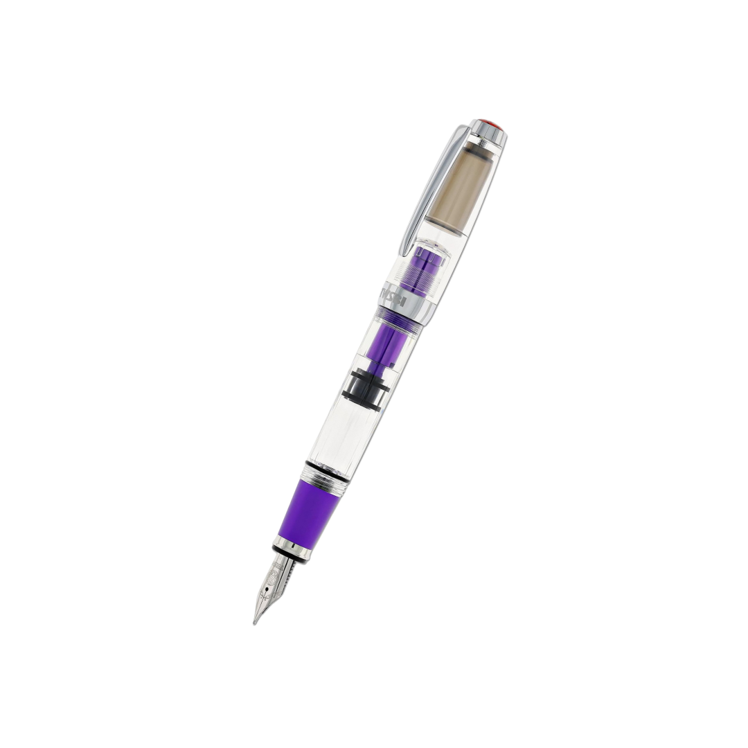 TWSBI Diamond Mini AL Fountain Pen - Grape — nib close-up