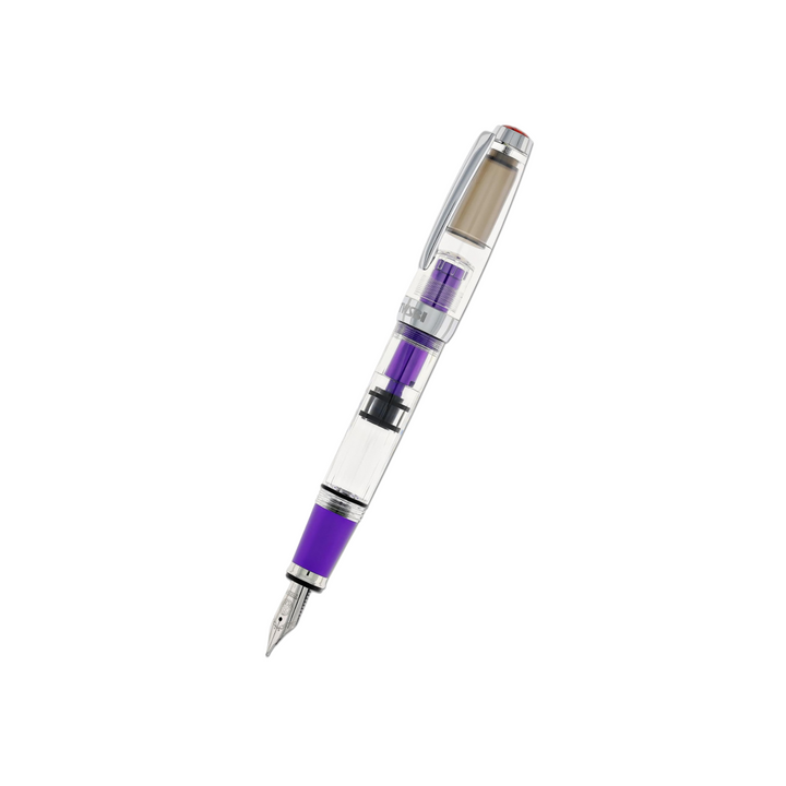 TWSBI Diamond Mini AL Fountain Pen - Grape — nib close-up