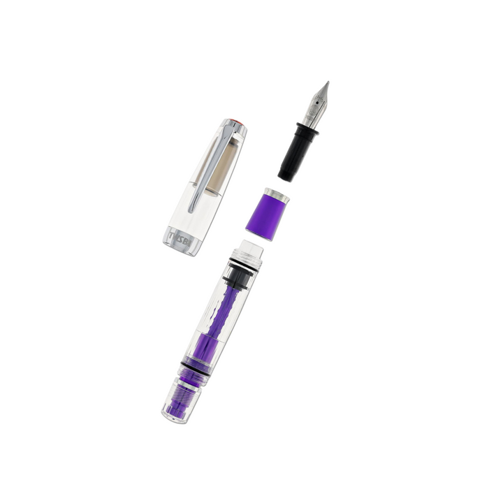 TWSBI Diamond Mini AL Fountain Pen - Grape — flat lay