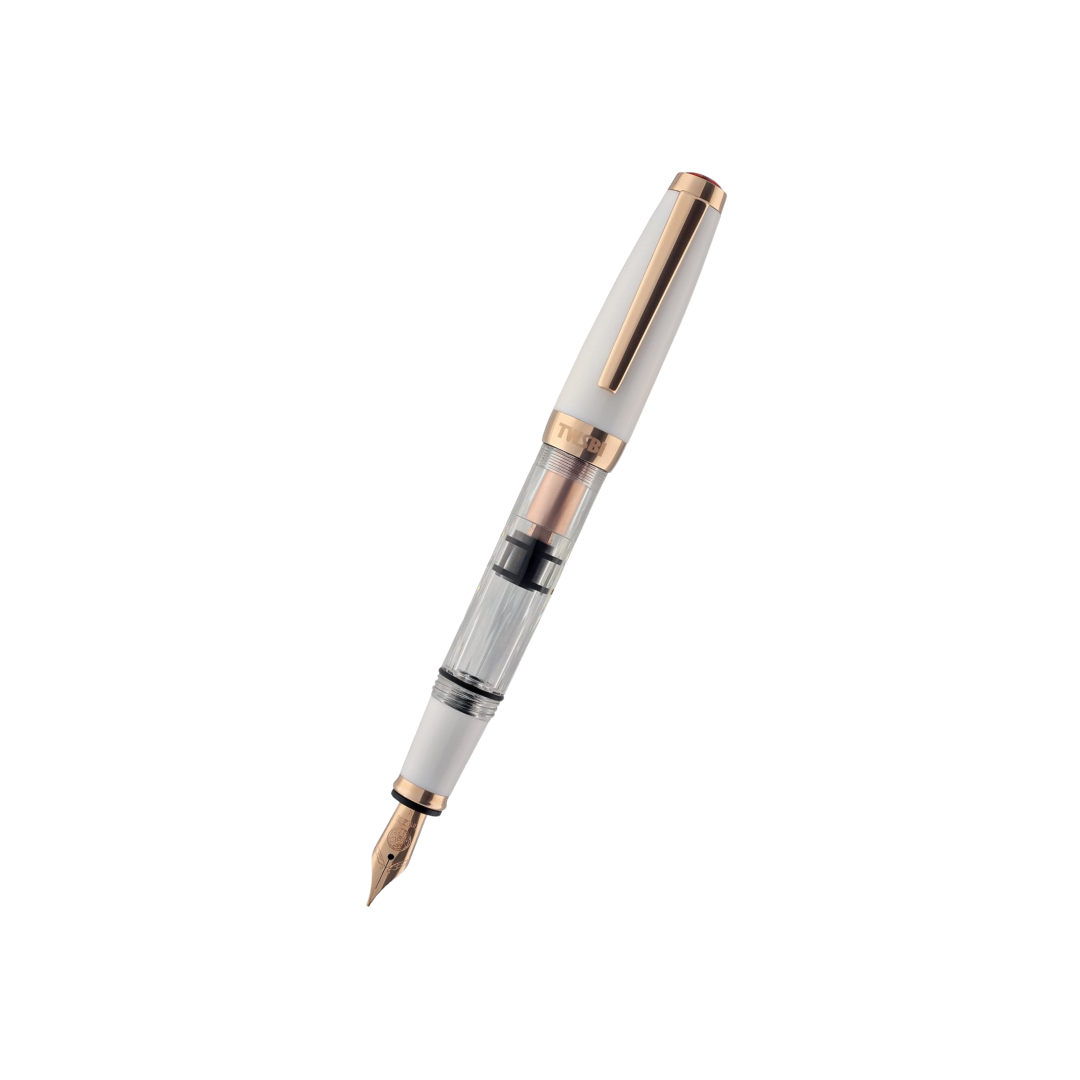 TWSBI Diamond Mini with Rose Gold Trim II Fountain Pen — TWSBI fountain pen — precision nib writing instrument, at Cityluxe Singapore stationery store