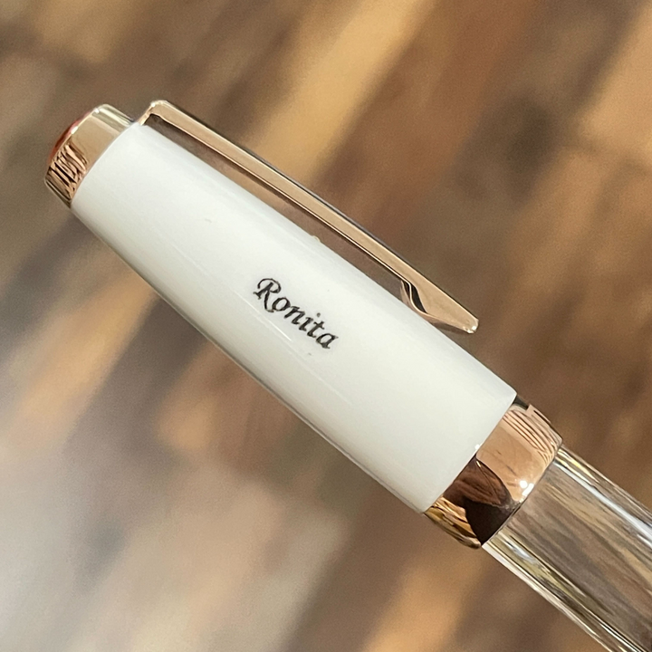 TWSBI Diamond Mini with Rose Gold Trim II Fountain Pen — TWSBI fountain pen — precision nib writing instrument, at Cityluxe Singapore stationery store