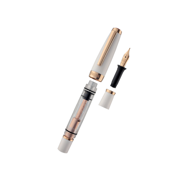 TWSBI Diamond Mini with Rose Gold Trim II Fountain Pen — TWSBI fountain pen — precision nib writing instrument, at Cityluxe Singapore stationery store
