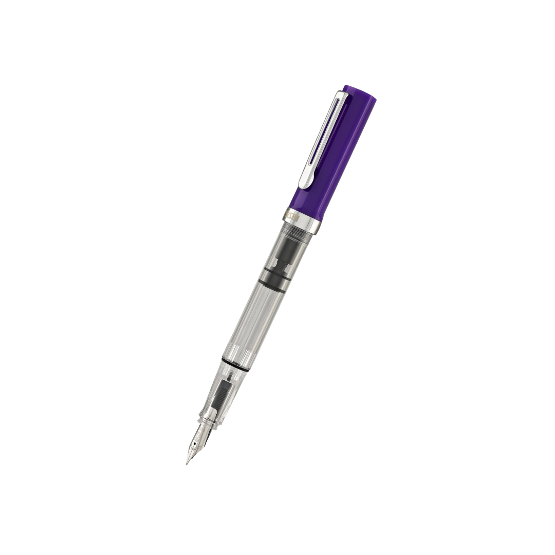 TWSBI ECO-T Fountain Pen in Eggplant Purple — TWSBI fountain pen — precision nib writing instrument, at Cityluxe Singapore stationery store