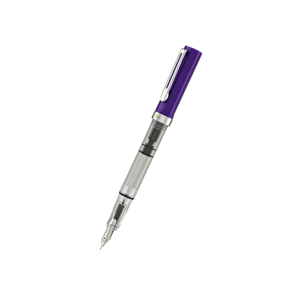 TWSBI ECO-T Fountain Pen in Eggplant Purple — TWSBI fountain pen — precision nib writing instrument, at Cityluxe Singapore stationery store
