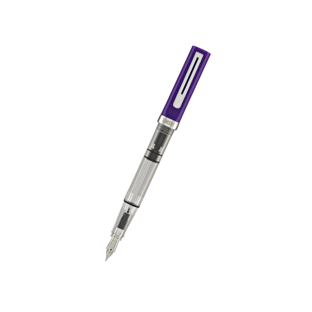 TWSBI ECO-T Fountain Pen in Eggplant Purple — TWSBI fountain pen — precision nib writing instrument, at Cityluxe Singapore stationery store