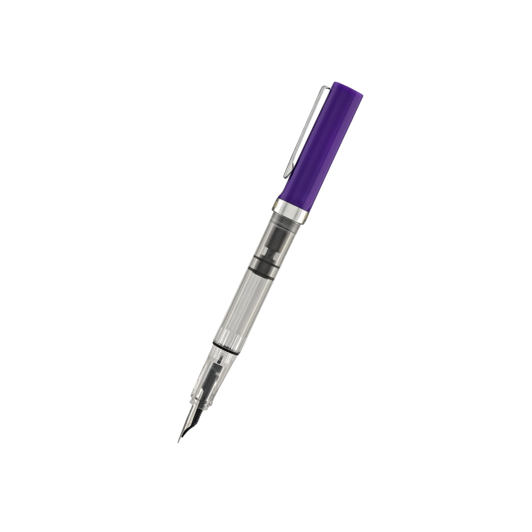 TWSBI ECO-T Fountain Pen in Eggplant Purple — TWSBI fountain pen — precision nib writing instrument, at Cityluxe Singapore stationery store