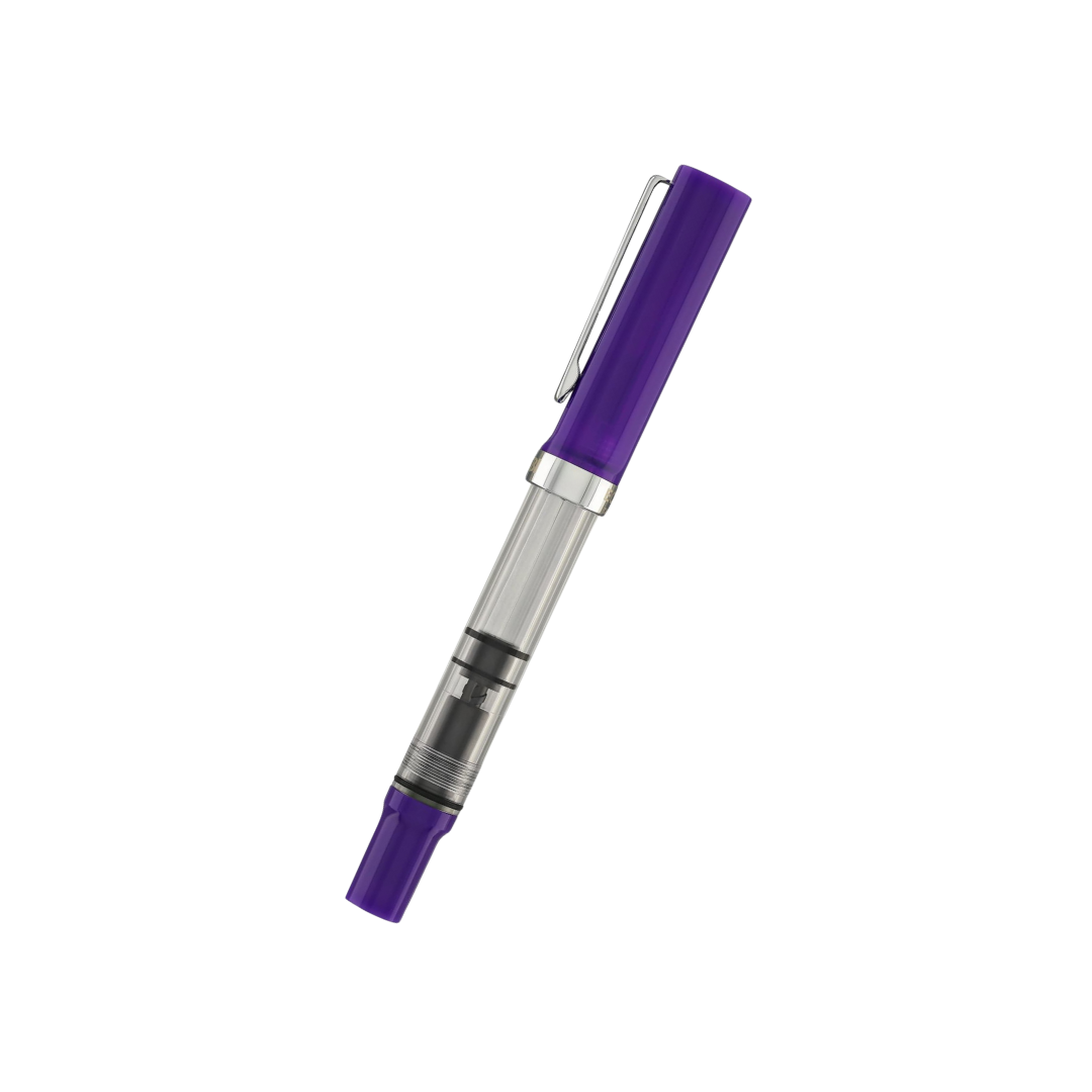 TWSBI ECO-T Fountain Pen in Eggplant Purple — TWSBI fountain pen — precision nib writing instrument, at Cityluxe Singapore stationery store