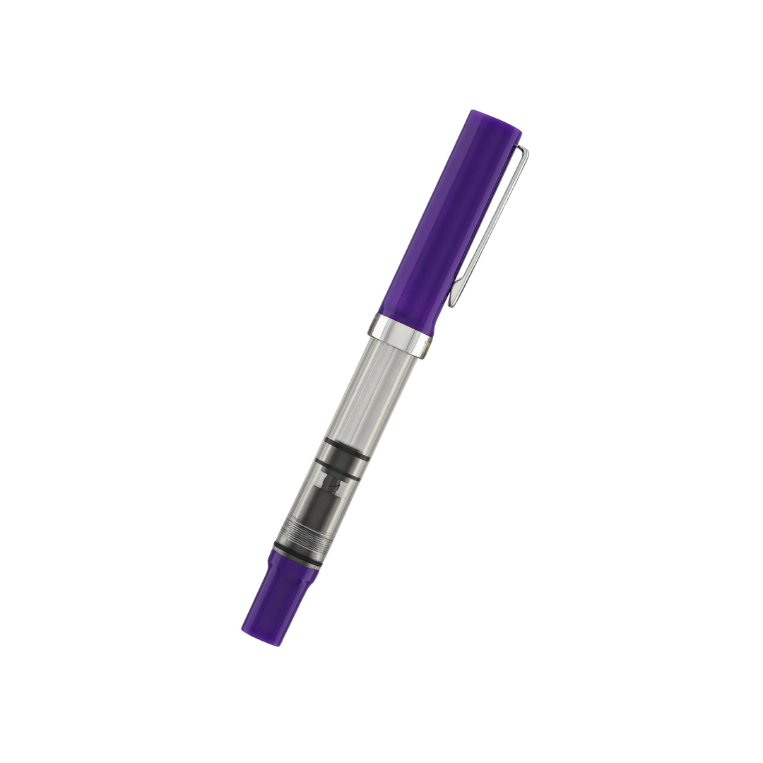 TWSBI ECO-T Fountain Pen in Eggplant Purple — TWSBI fountain pen — precision nib writing instrument, at Cityluxe Singapore stationery store