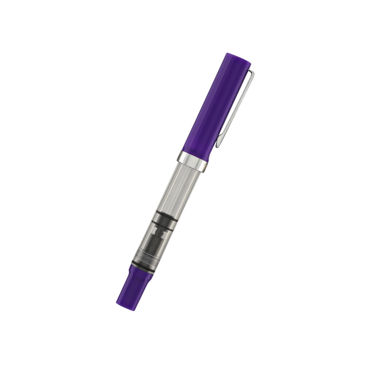 TWSBI ECO-T Fountain Pen in Eggplant Purple — TWSBI fountain pen — precision nib writing instrument, at Cityluxe Singapore stationery store