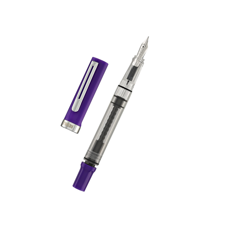 TWSBI ECO-T Fountain Pen in Eggplant Purple — TWSBI fountain pen — precision nib writing instrument, at Cityluxe Singapore stationery store
