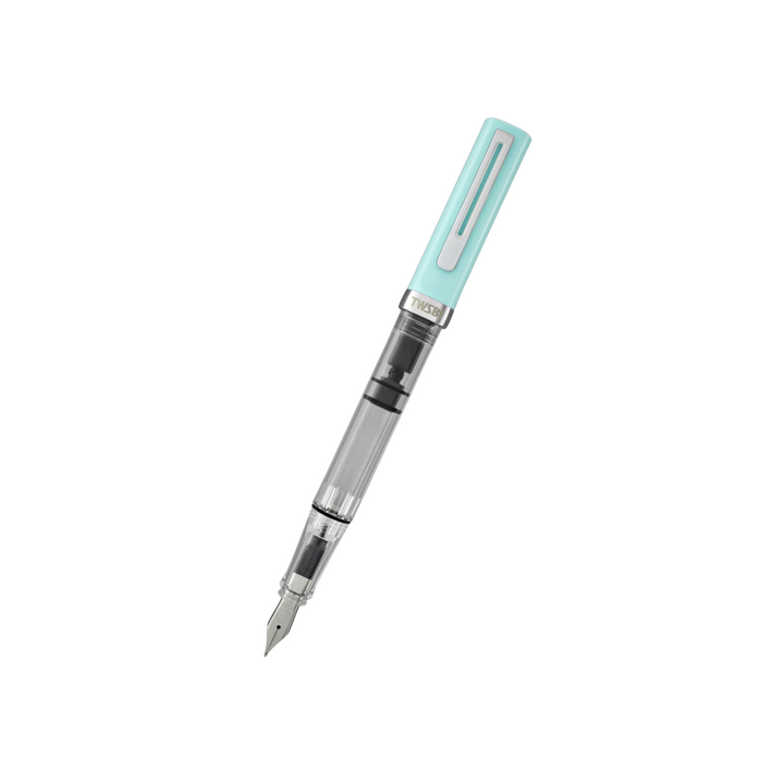 TWSBI ECO-T Fountain Pen Mint Blue — TWSBI fountain pen — precision nib writing instrument, at Cityluxe Singapore stationery store