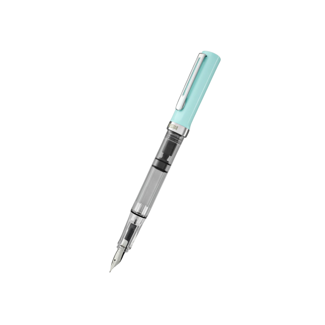 TWSBI ECO-T Fountain Pen Mint Blue — TWSBI fountain pen — precision nib writing instrument, at Cityluxe Singapore stationery store