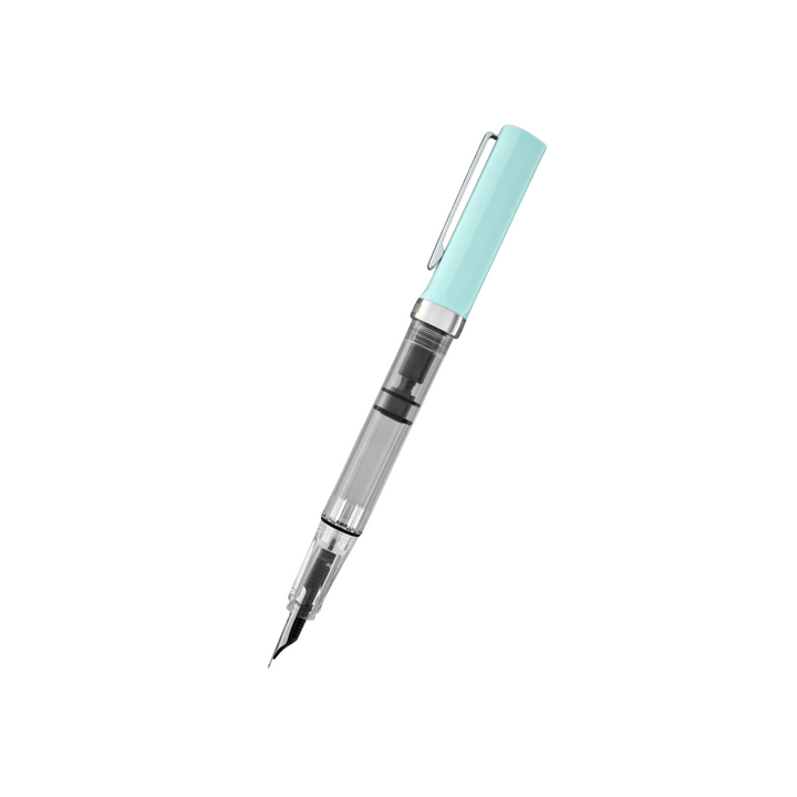 TWSBI ECO-T Fountain Pen Mint Blue — TWSBI fountain pen — precision nib writing instrument, at Cityluxe Singapore stationery store
