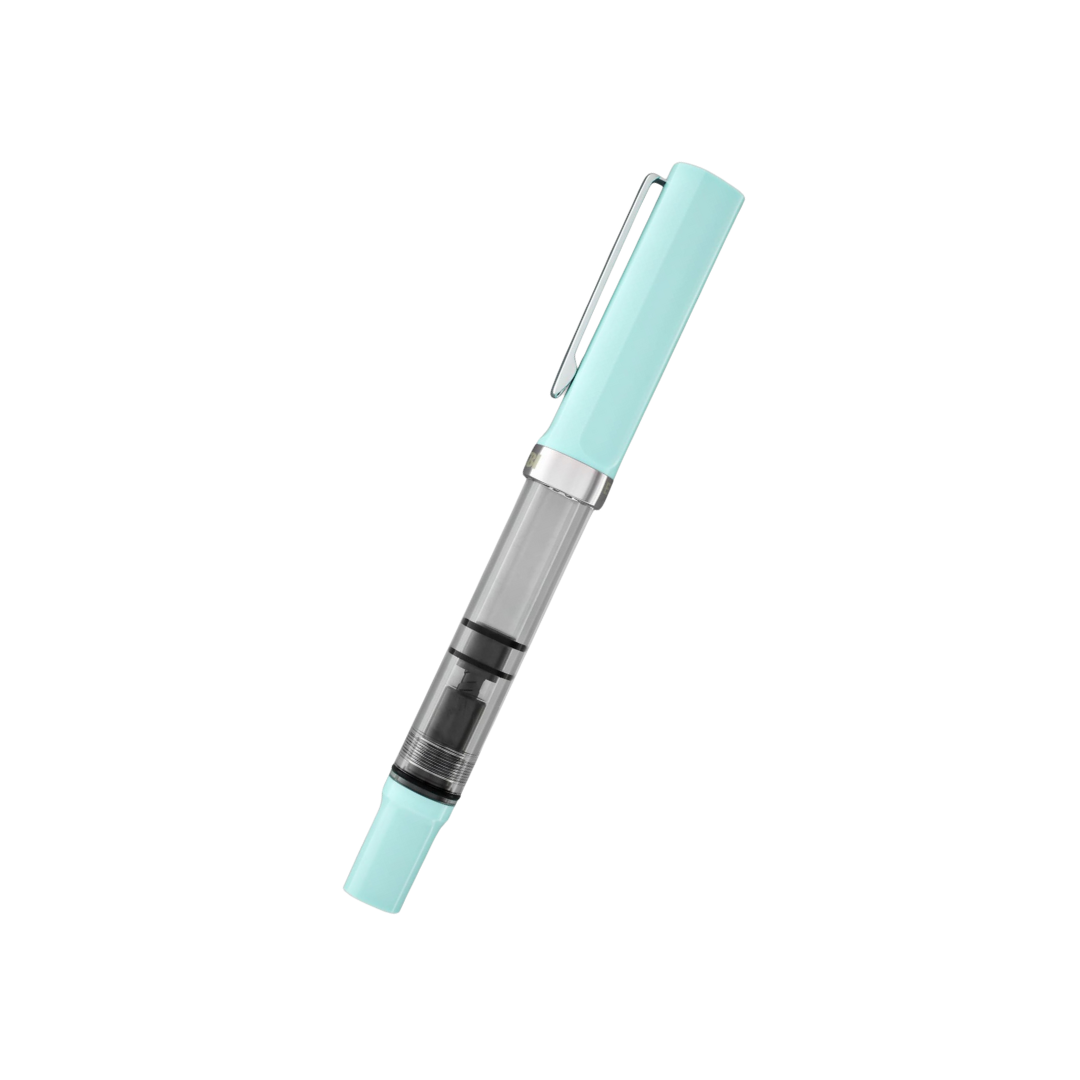 TWSBI ECO-T Fountain Pen Mint Blue — TWSBI fountain pen — precision nib writing instrument, at Cityluxe Singapore stationery store
