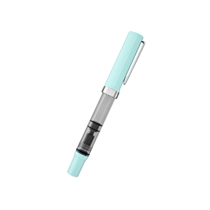 TWSBI ECO-T Fountain Pen Mint Blue — TWSBI fountain pen — precision nib writing instrument, at Cityluxe Singapore stationery store