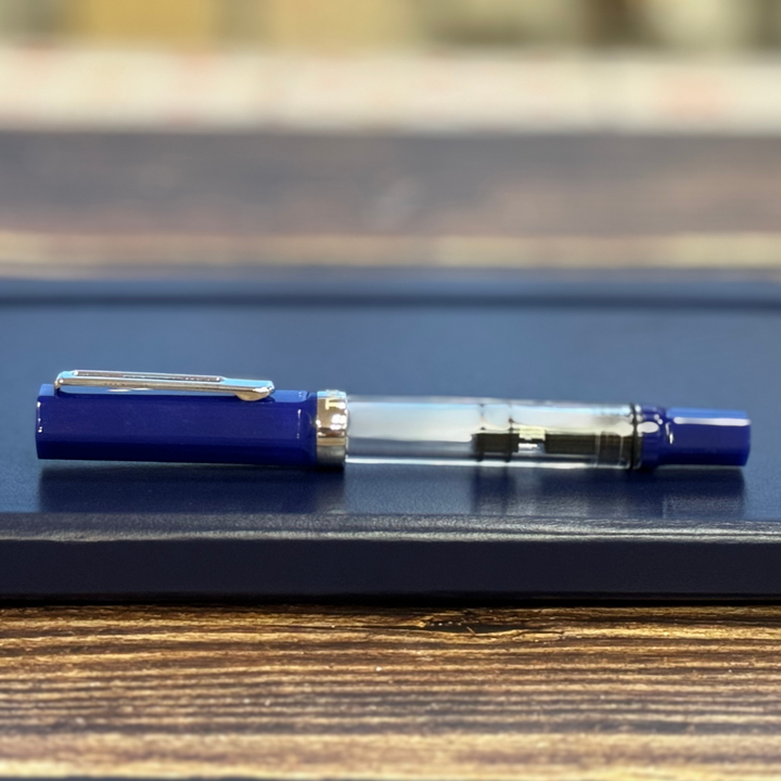 TWSBI ECO Fountain Pen - Dark Sapphire — flat lay
