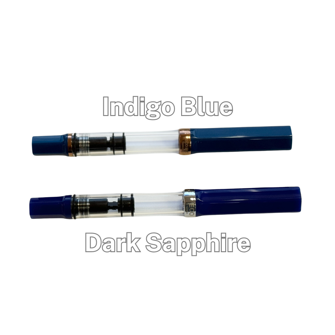 TWSBI ECO Fountain Pen - Dark Sapphire — flat lay
