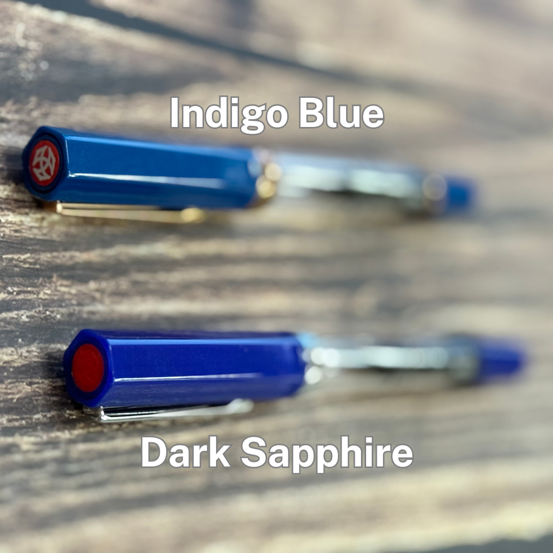 TWSBI ECO Fountain Pen - Dark Sapphire — flat lay