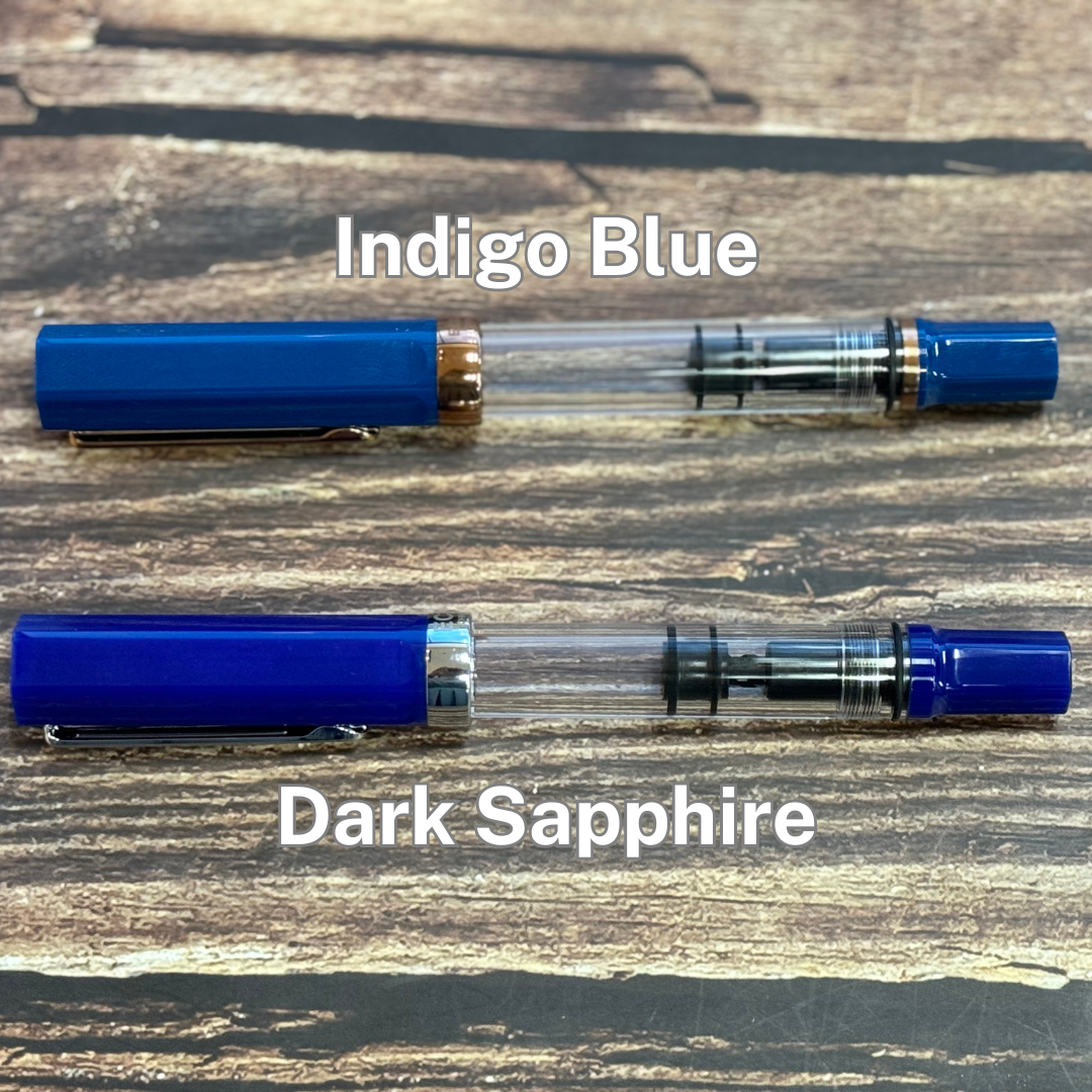 TWSBI ECO Fountain Pen - Dark Sapphire — flat lay