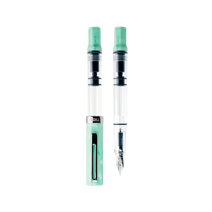 TWSBI ECO Fountain Pen in Amazonite — TWSBI fountain pen — precision nib writing instrument, at Cityluxe Singapore stationery store