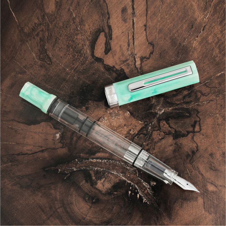 TWSBI ECO Fountain Pen in Amazonite — TWSBI fountain pen — precision nib writing instrument, at Cityluxe Singapore stationery store