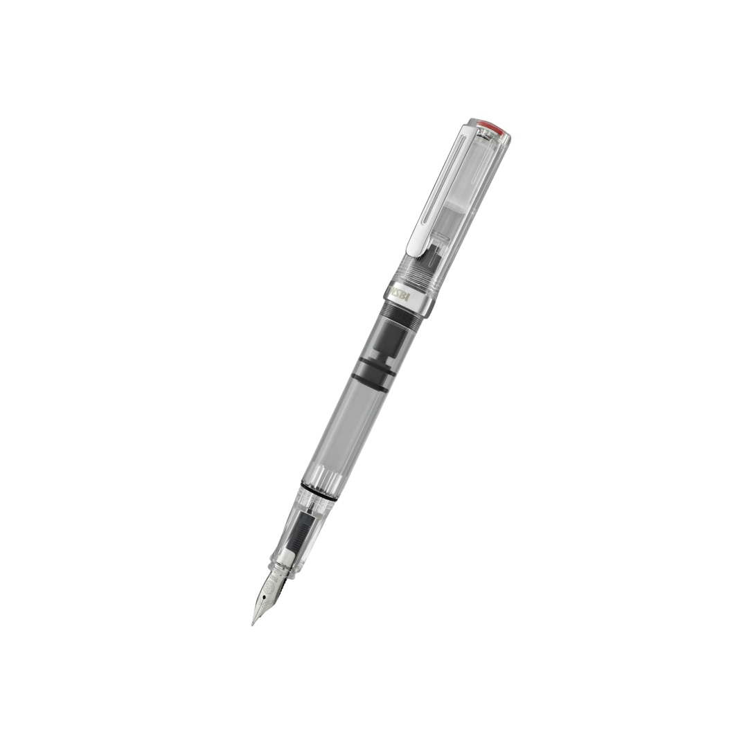 TWSBI ECO Fountain Pen in Clear — TWSBI fountain pen — precision nib writing instrument, at Cityluxe Singapore stationery store