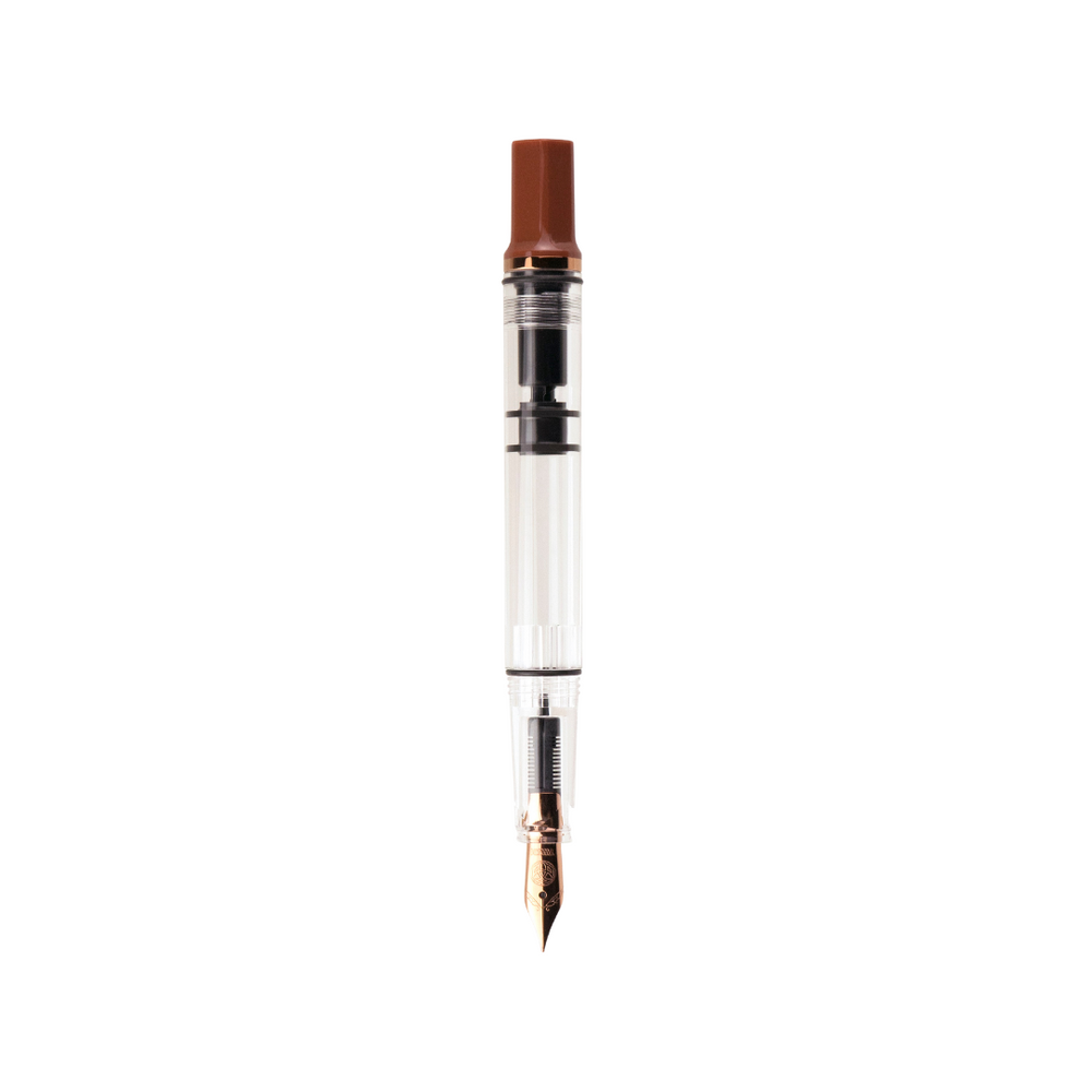 TWSBI ECO Fountain Pen in Espresso with Bronze Trim — TWSBI fountain pen — precision nib writing instrument, at Cityluxe Singapore stationery store