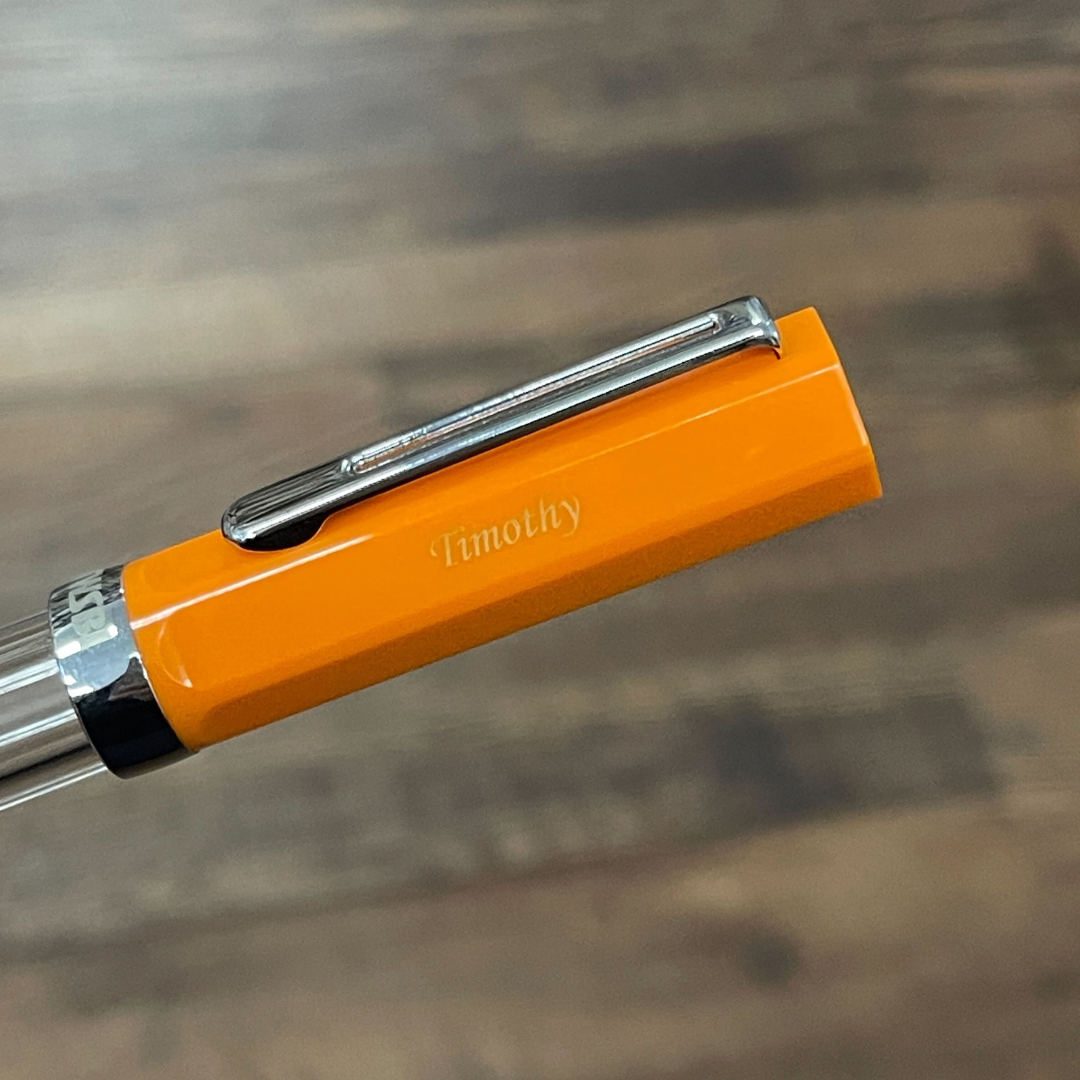 TWSBI ECO Fountain Pen - Heat — barrel detail