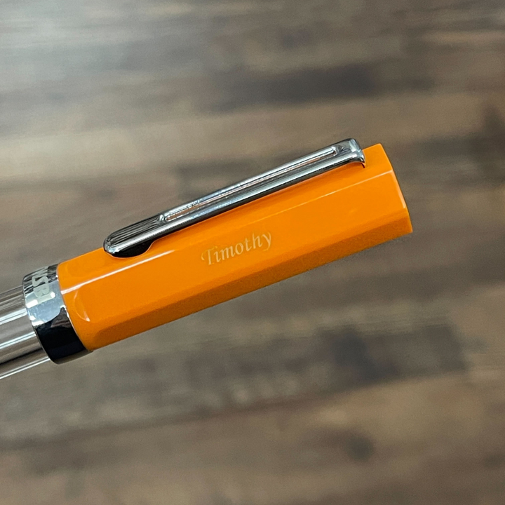 TWSBI ECO Fountain Pen - Heat — barrel detail