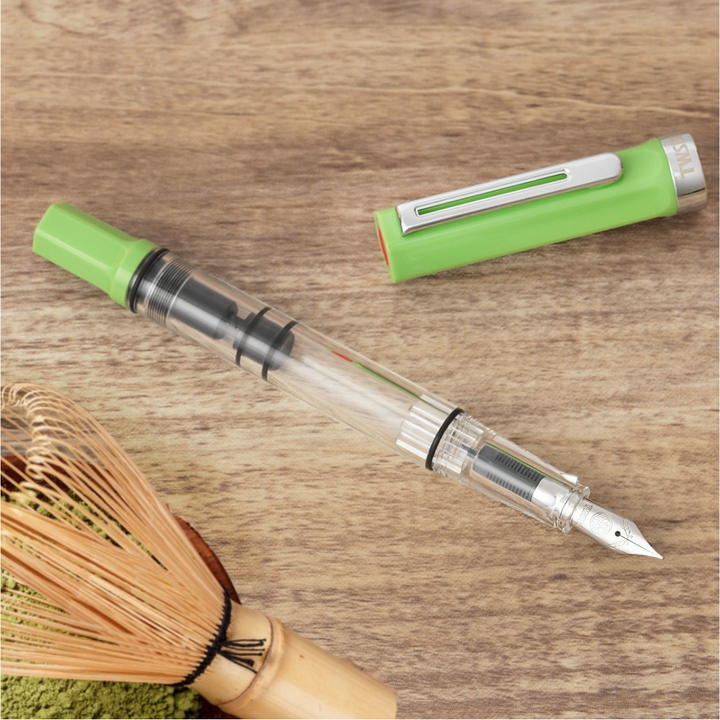 TWSBI ECO Fountain Pen in Matcha Green — TWSBI fountain pen — precision nib writing instrument, at Cityluxe Singapore stationery store