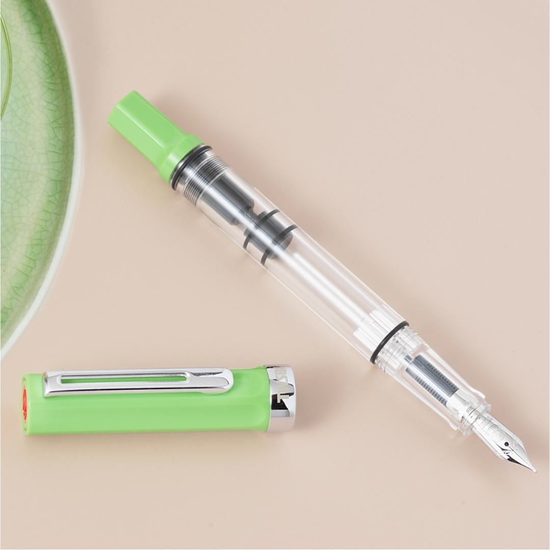 TWSBI ECO Fountain Pen in Matcha Green — TWSBI fountain pen — precision nib writing instrument, at Cityluxe Singapore stationery store