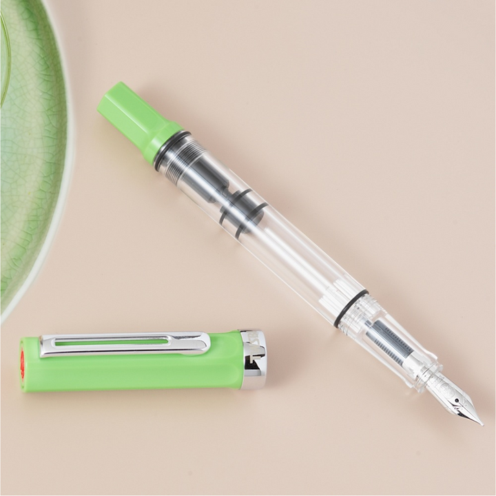 TWSBI ECO Fountain Pen in Matcha Green — TWSBI fountain pen — precision nib writing instrument, at Cityluxe Singapore stationery store