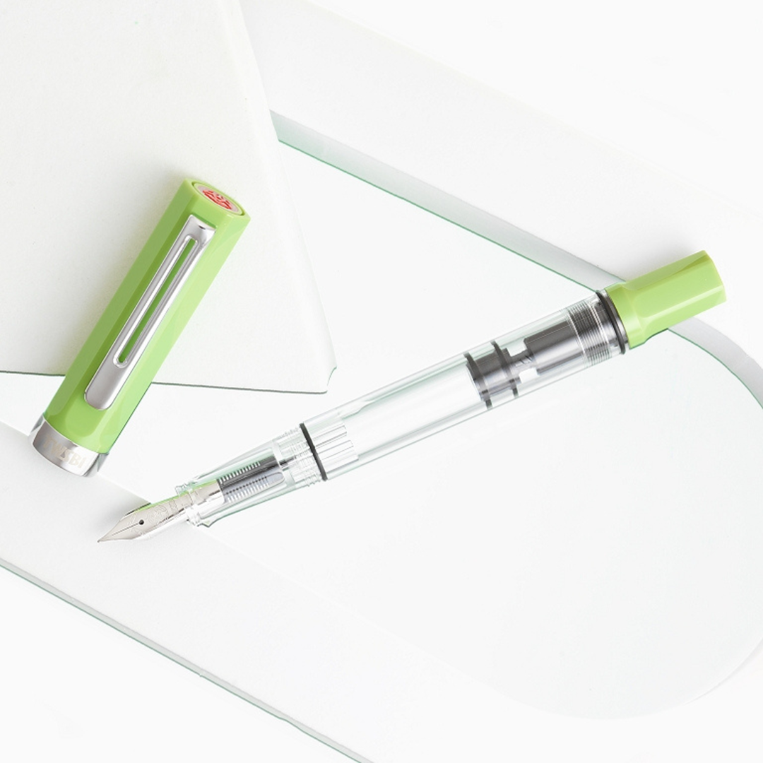 TWSBI ECO Fountain Pen in Matcha Green — TWSBI fountain pen — precision nib writing instrument, at Cityluxe Singapore stationery store