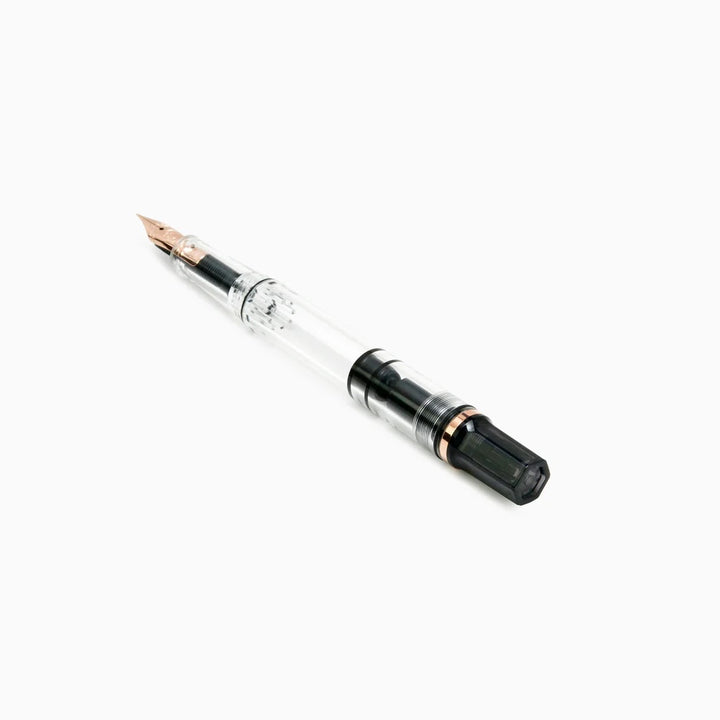 TWSBI ECO Fountain Pen in Smoke with Rose Gold Trim — TWSBI fountain pen — precision nib writing instrument, at Cityluxe Singapore stationery store