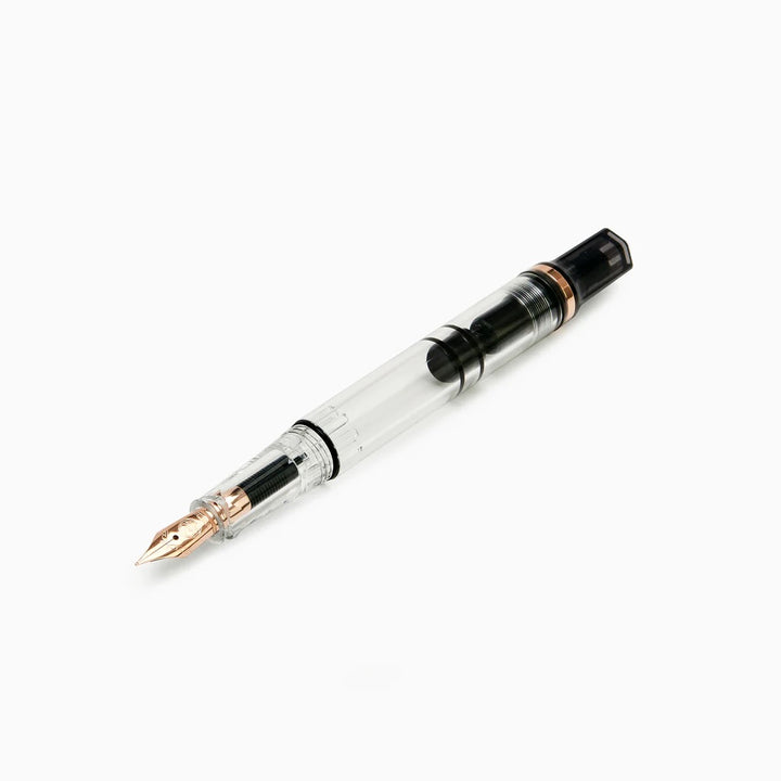TWSBI ECO Fountain Pen in Smoke with Rose Gold Trim — TWSBI fountain pen — precision nib writing instrument, at Cityluxe Singapore stationery store