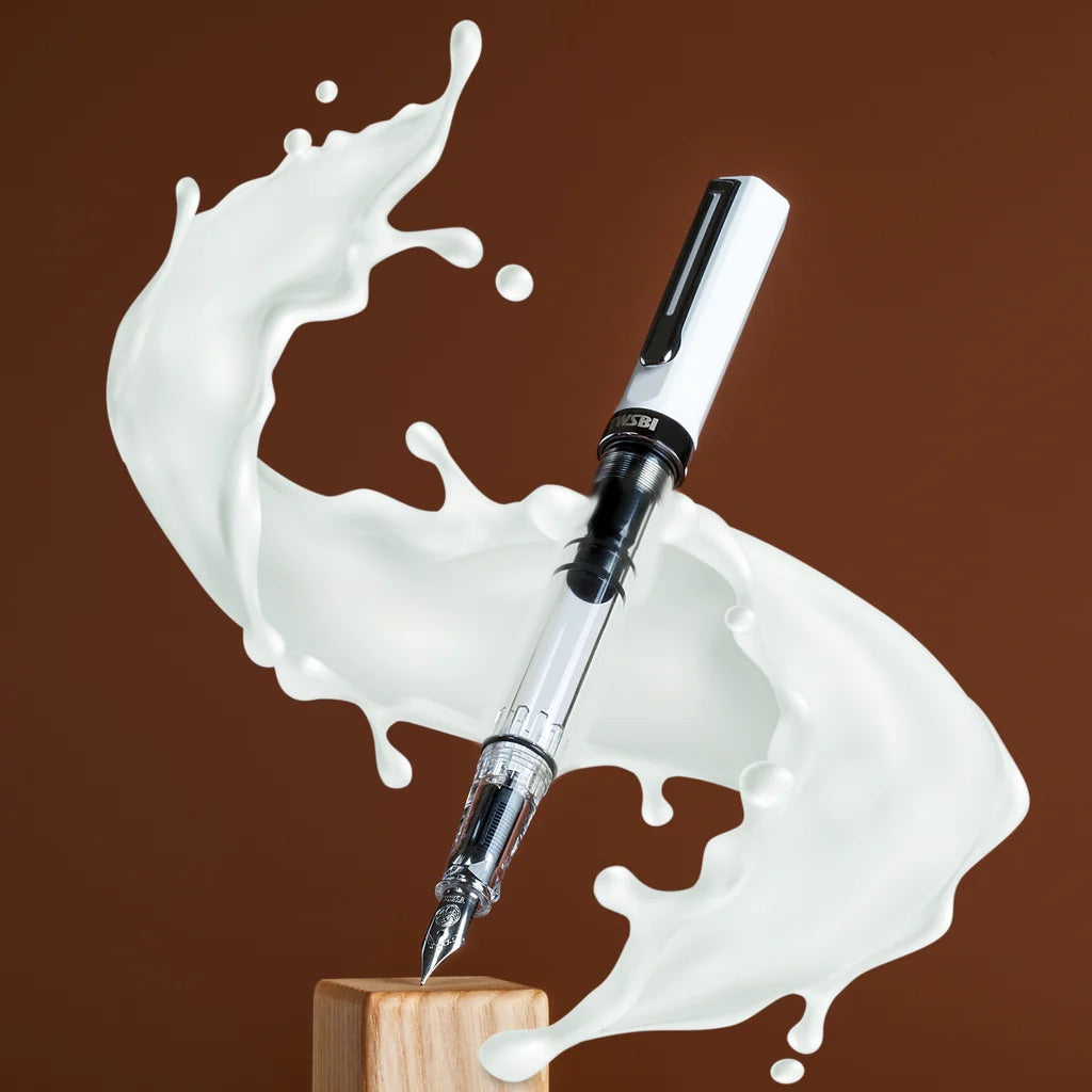 TWSBI ECO Fountain Pen in White — TWSBI fountain pen — precision nib writing instrument, at Cityluxe Singapore stationery store