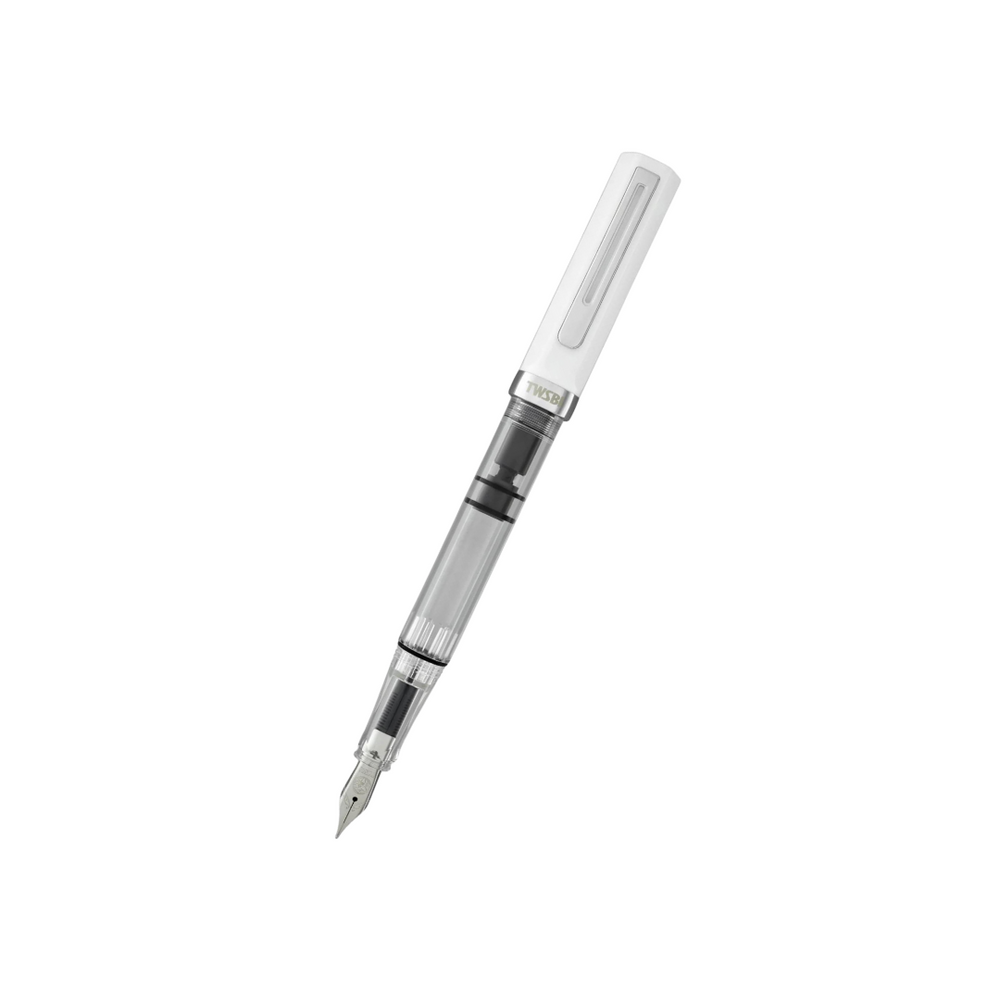 TWSBI ECO Fountain Pen in White — TWSBI fountain pen — precision nib writing instrument, at Cityluxe Singapore stationery store