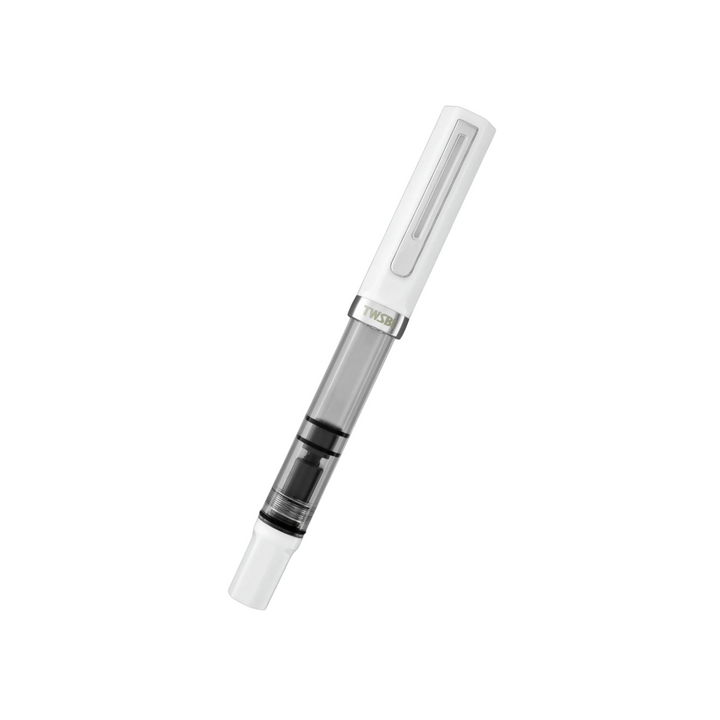 TWSBI ECO Fountain Pen in White — TWSBI fountain pen — precision nib writing instrument, at Cityluxe Singapore stationery store