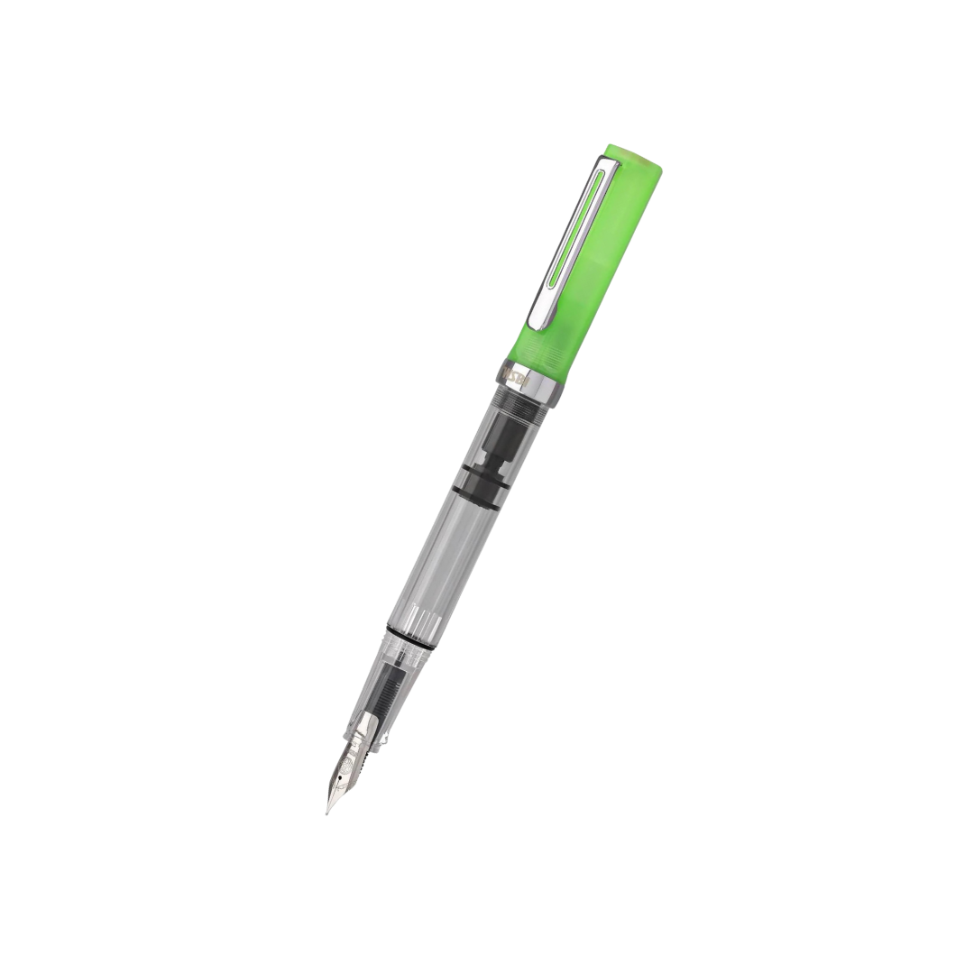 TWSBI ECO Fountain Pen Glow Green — TWSBI fountain pen — precision nib writing instrument, at Cityluxe Singapore stationery store