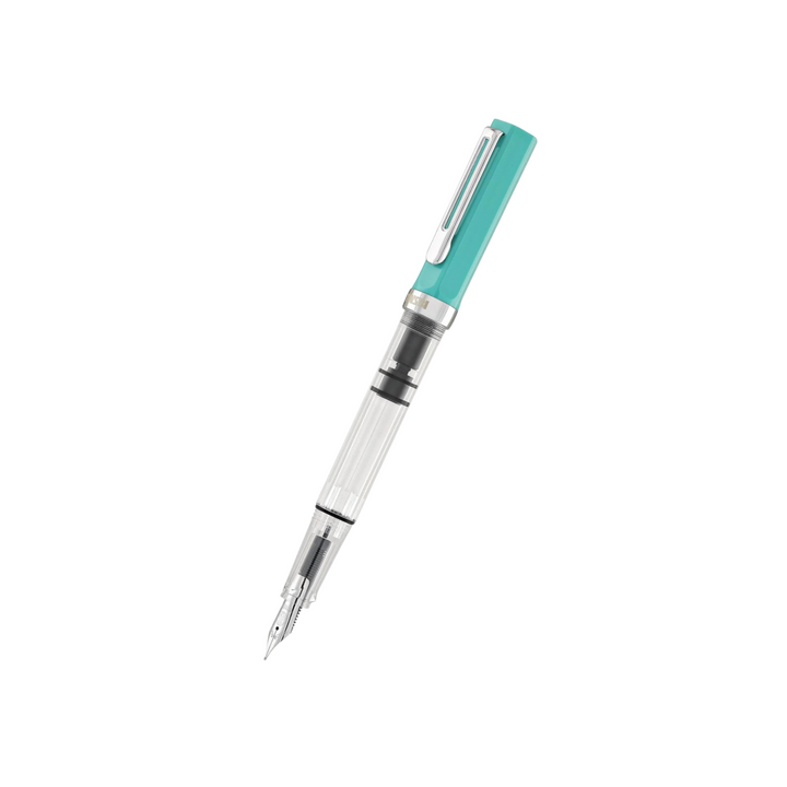 TWSBI ECO Fountain Pen Persian Green — capped